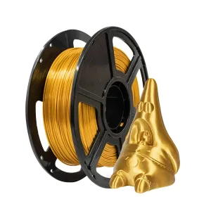 Flashforge 3D Printer Filament Silk PLA 1.75mm 1kg Spool-Dimensional Accuracy  /- 0.02mm (Gold)