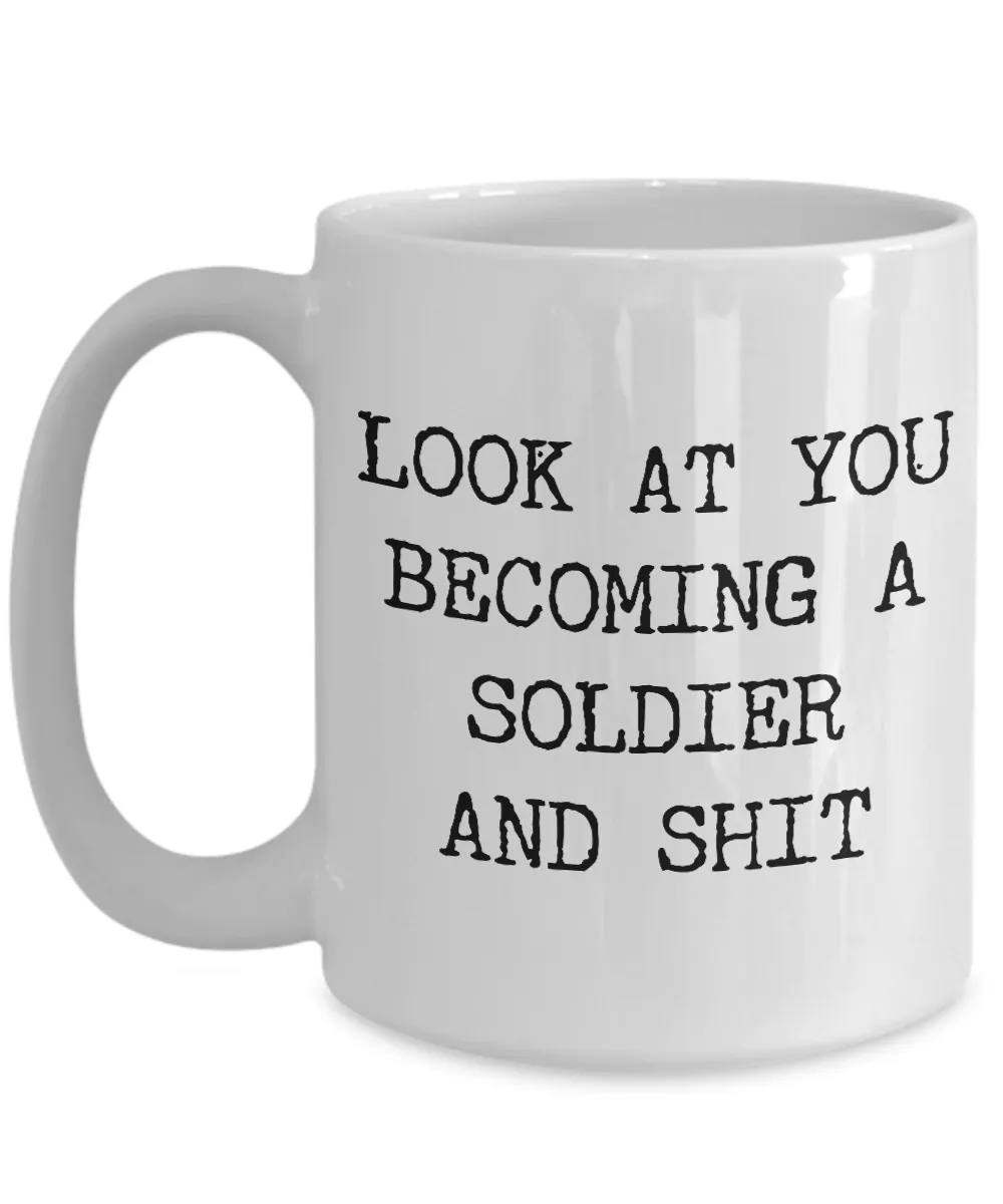 Future Soldier Mug Gift Idea For Newly Enlisted Soldier Coffee Cup Soldier Graduation Gifts Soldier To Be Soldier In Training