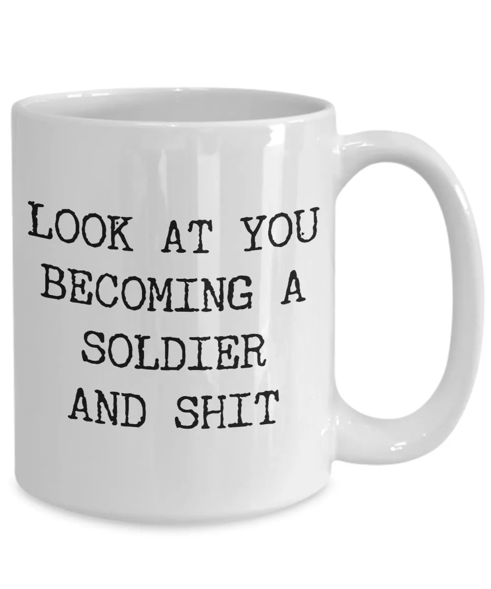 Future Soldier Mug Gift Idea For Newly Enlisted Soldier Coffee Cup Soldier Graduation Gifts Soldier To Be Soldier In Training
