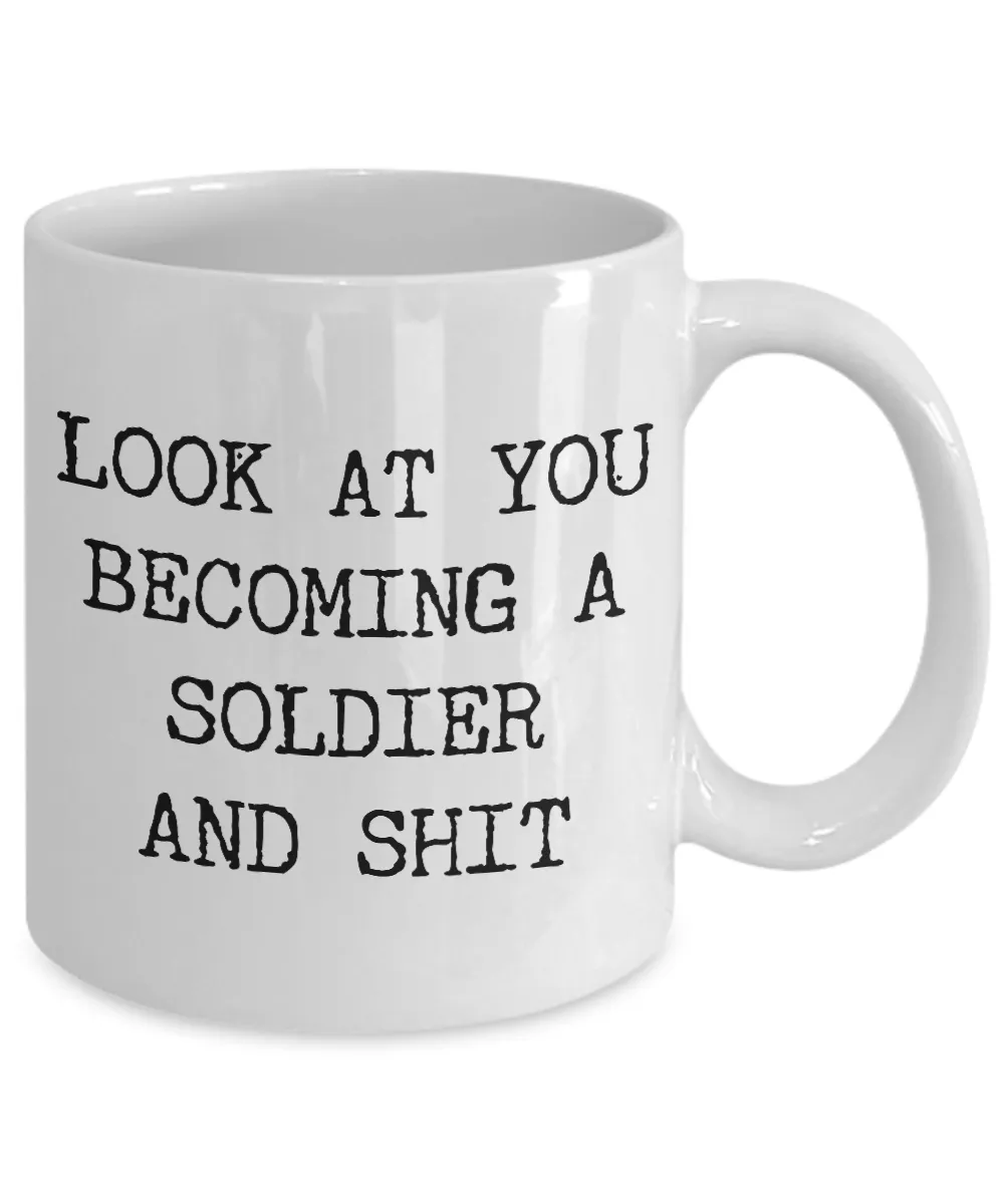 Future Soldier Mug Gift Idea For Newly Enlisted Soldier Coffee Cup Soldier Graduation Gifts Soldier To Be Soldier In Training