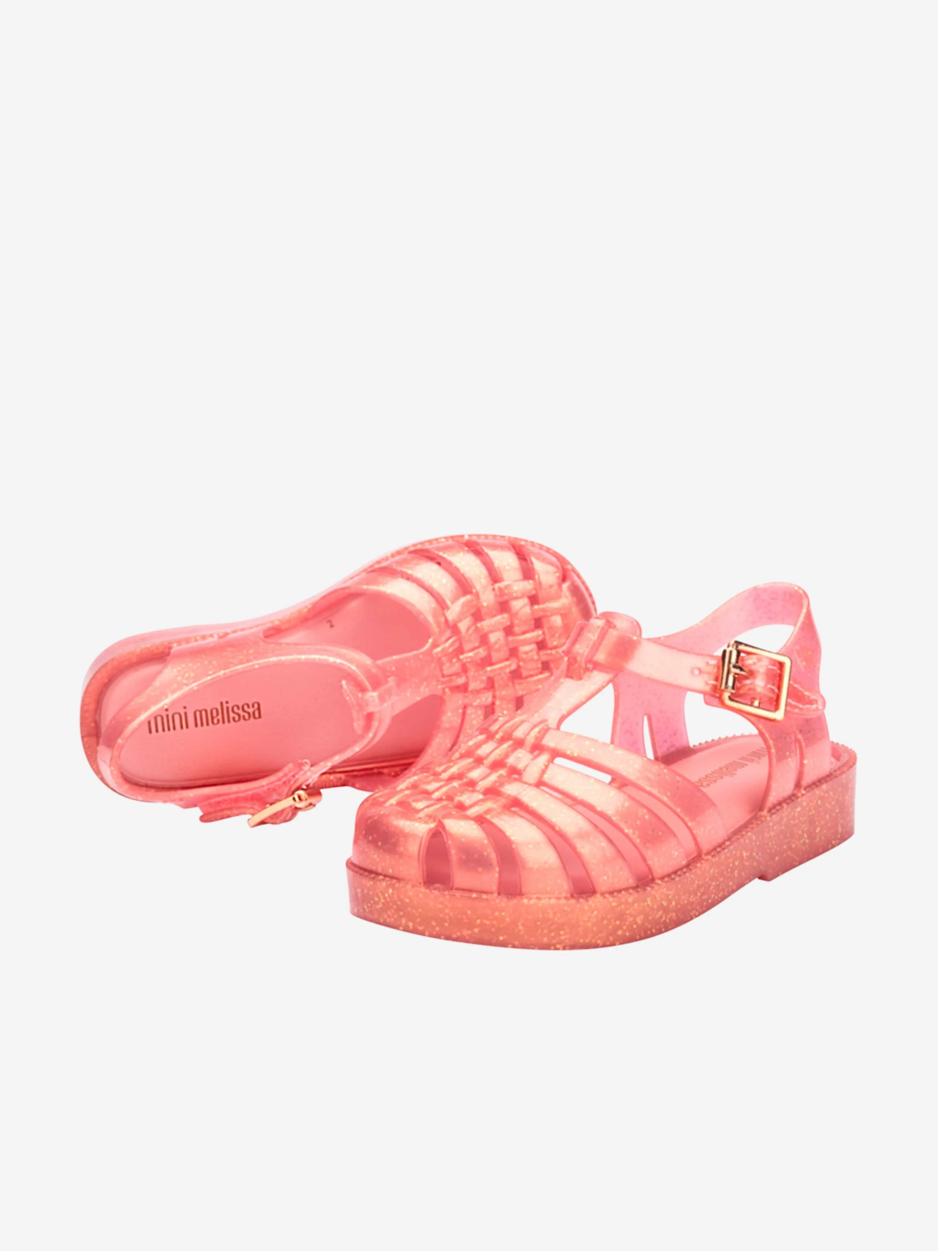 Girls Possession Shiny Sandals in Pink