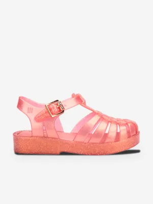 Girls Possession Shiny Sandals in Pink