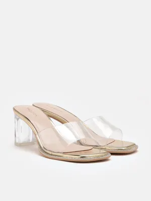 Gwen Jelly Mule Heels