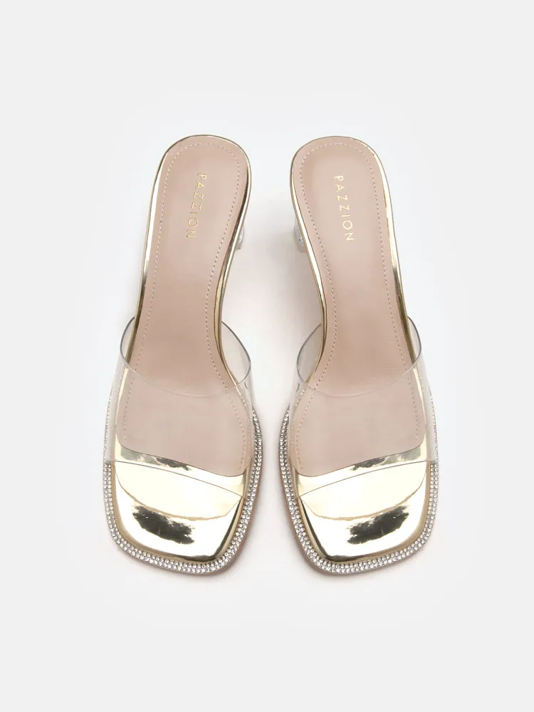 Gwen Jelly Mule Heels