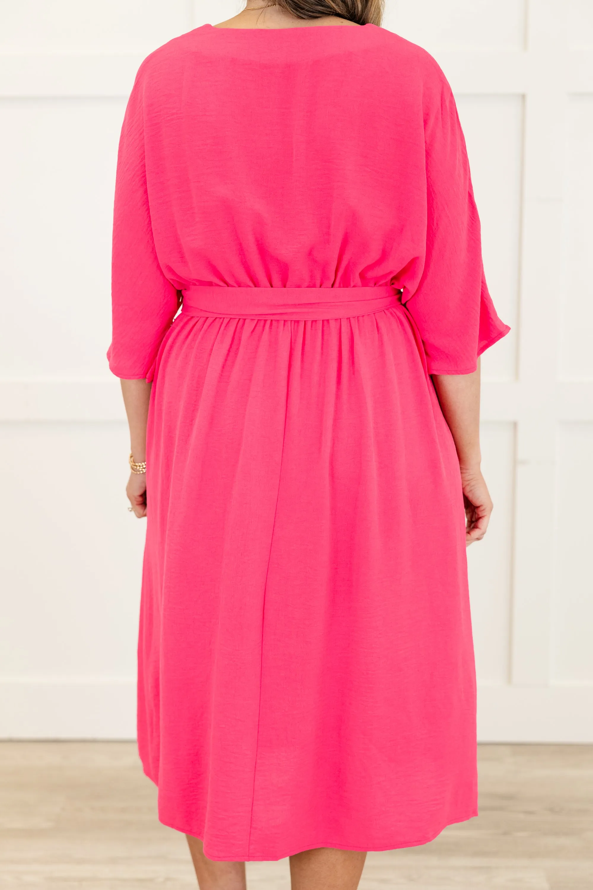 Hopelessly Yours Dress, Hot Pink