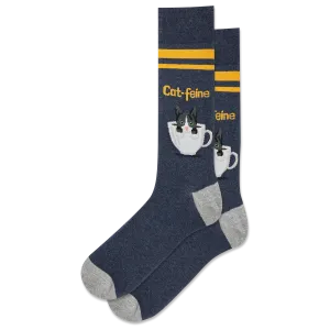 HOTSOX Men's Cat-Feine Crew Sock