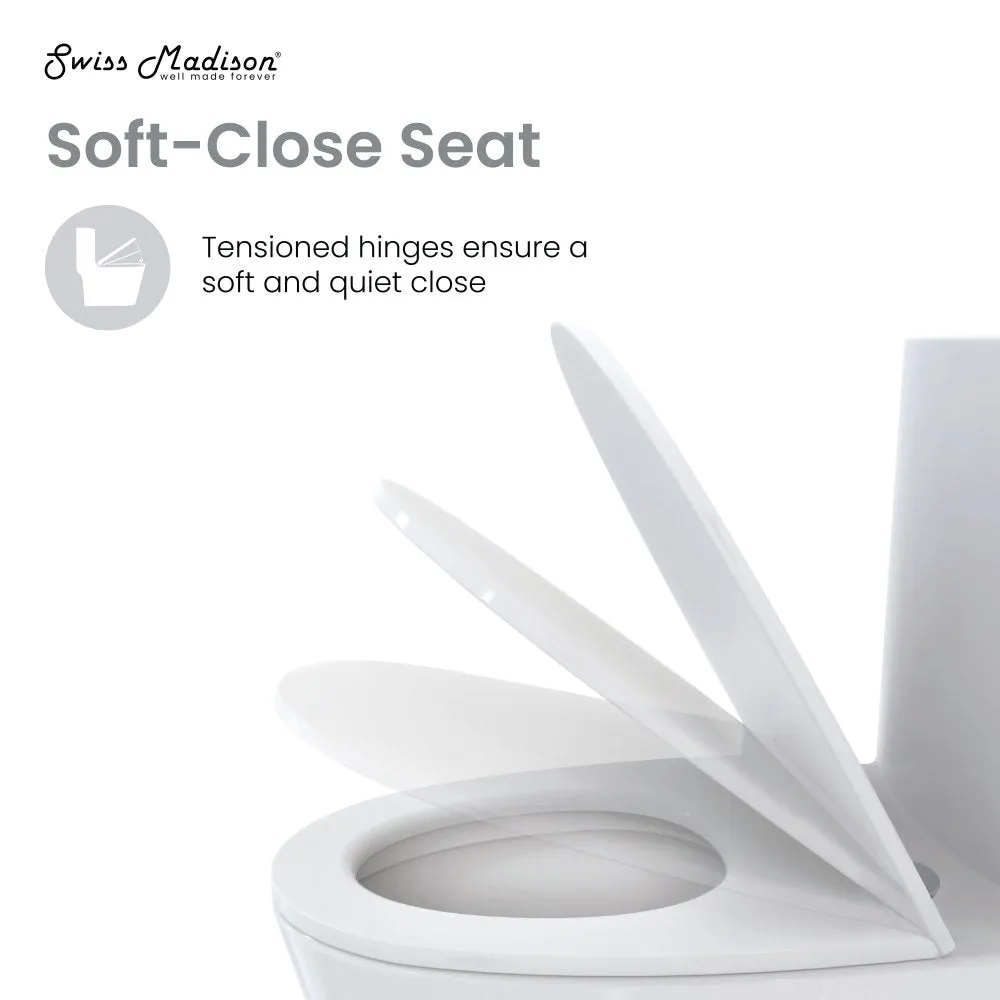 Ivy One-Piece Elongated Toilet Left Side Flush, 10" Rough-In 1.28 gpf