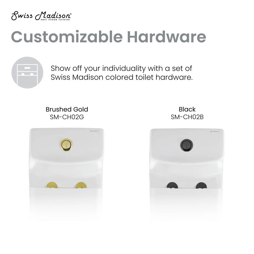 Ivy One Piece Toilet Dual Vortex™ Flush, Brushed Gold Hardware 1.1/1.6 gpf