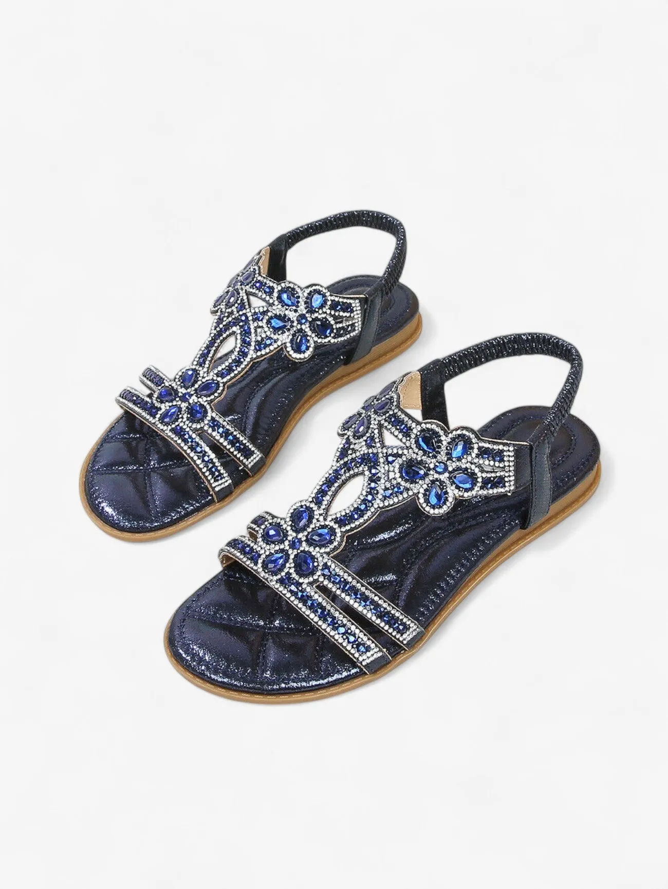 Jada | Women's Flat Summer Slip On Open Toe Sandals