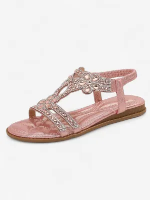 Jada | Women's Flat Summer Slip On Open Toe Sandals