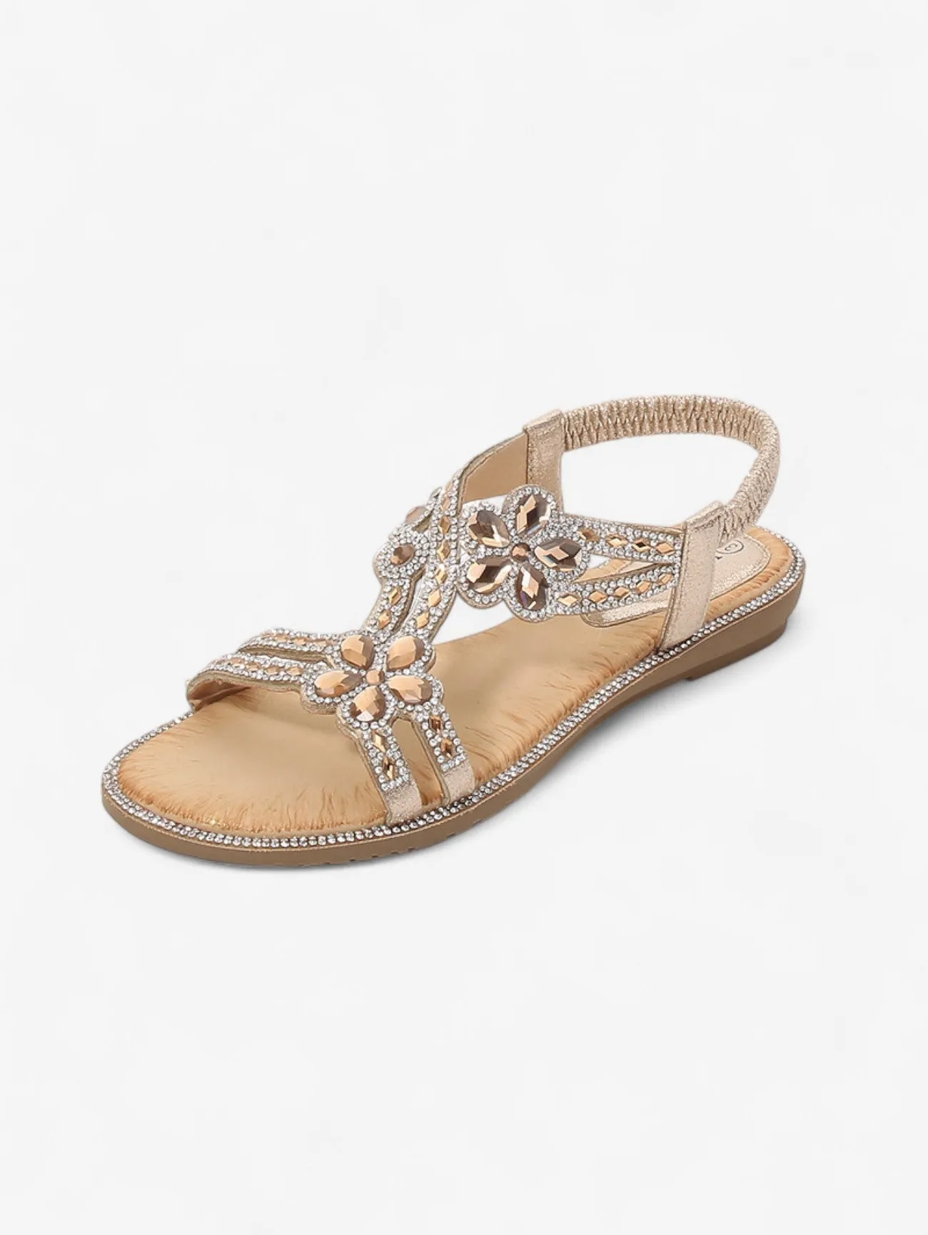 Jada | Women's Flat Summer Slip On Open Toe Sandals
