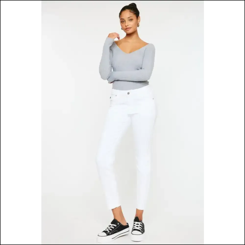 Kancan Mid Rise Ankle Skinny Jeans: Strut your Stuff & Break Hearts! 💔