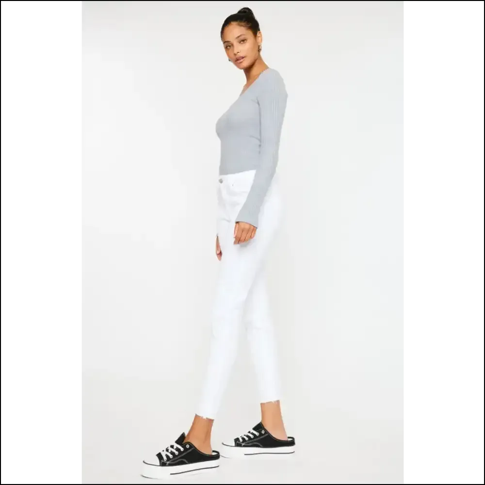 Kancan Mid Rise Ankle Skinny Jeans: Strut your Stuff & Break Hearts! 💔