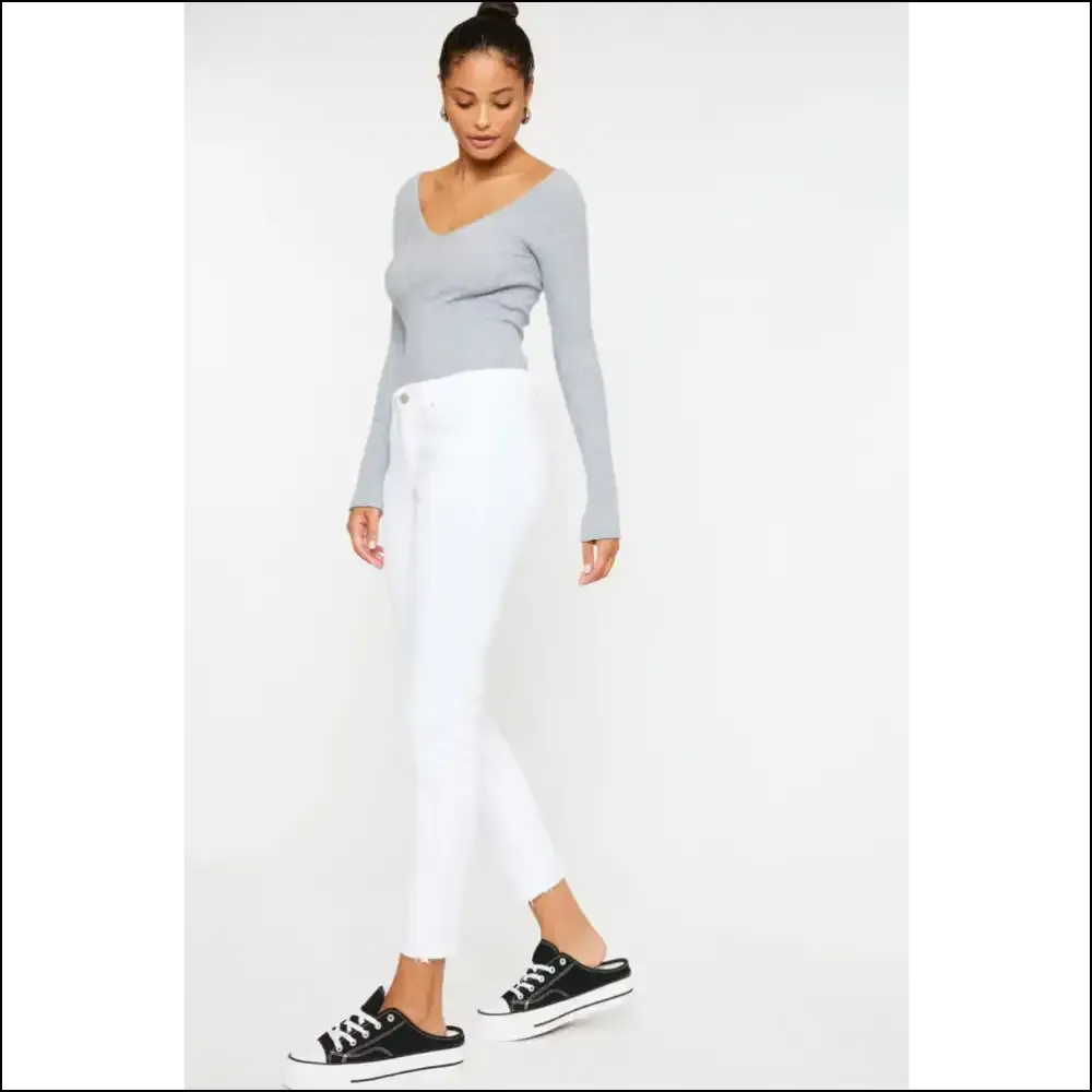 Kancan Mid Rise Ankle Skinny Jeans: Strut your Stuff & Break Hearts! 💔
