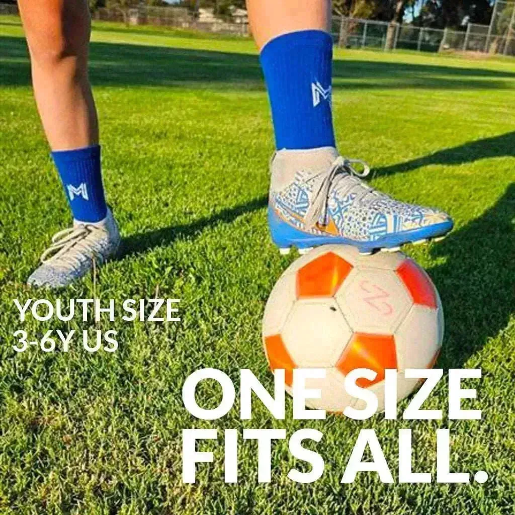 Kids' Grip Socks Elite US 3-6Y Blue