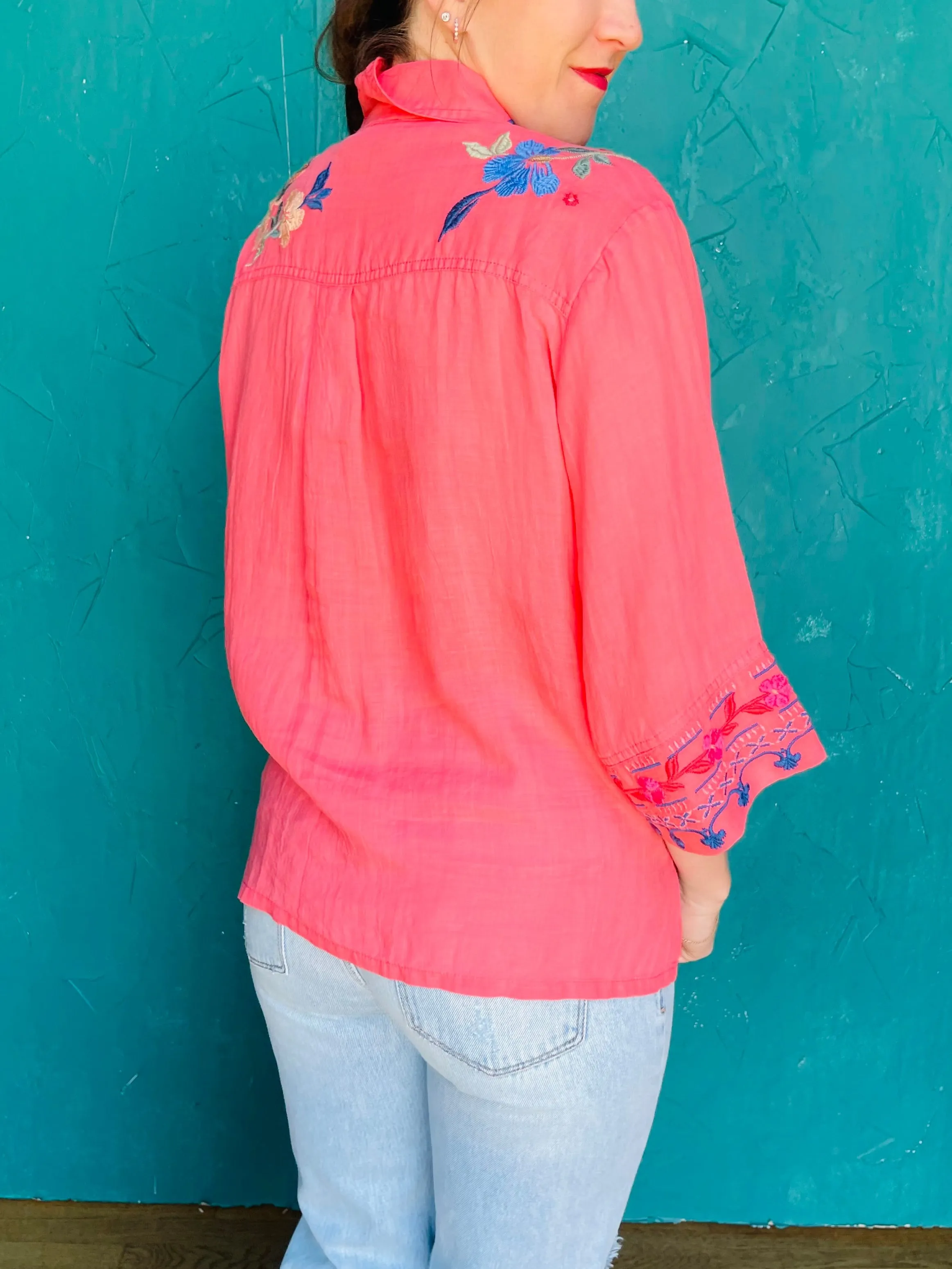 Kimono Sleeve Shirt - Isla