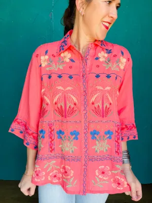 Kimono Sleeve Shirt - Isla