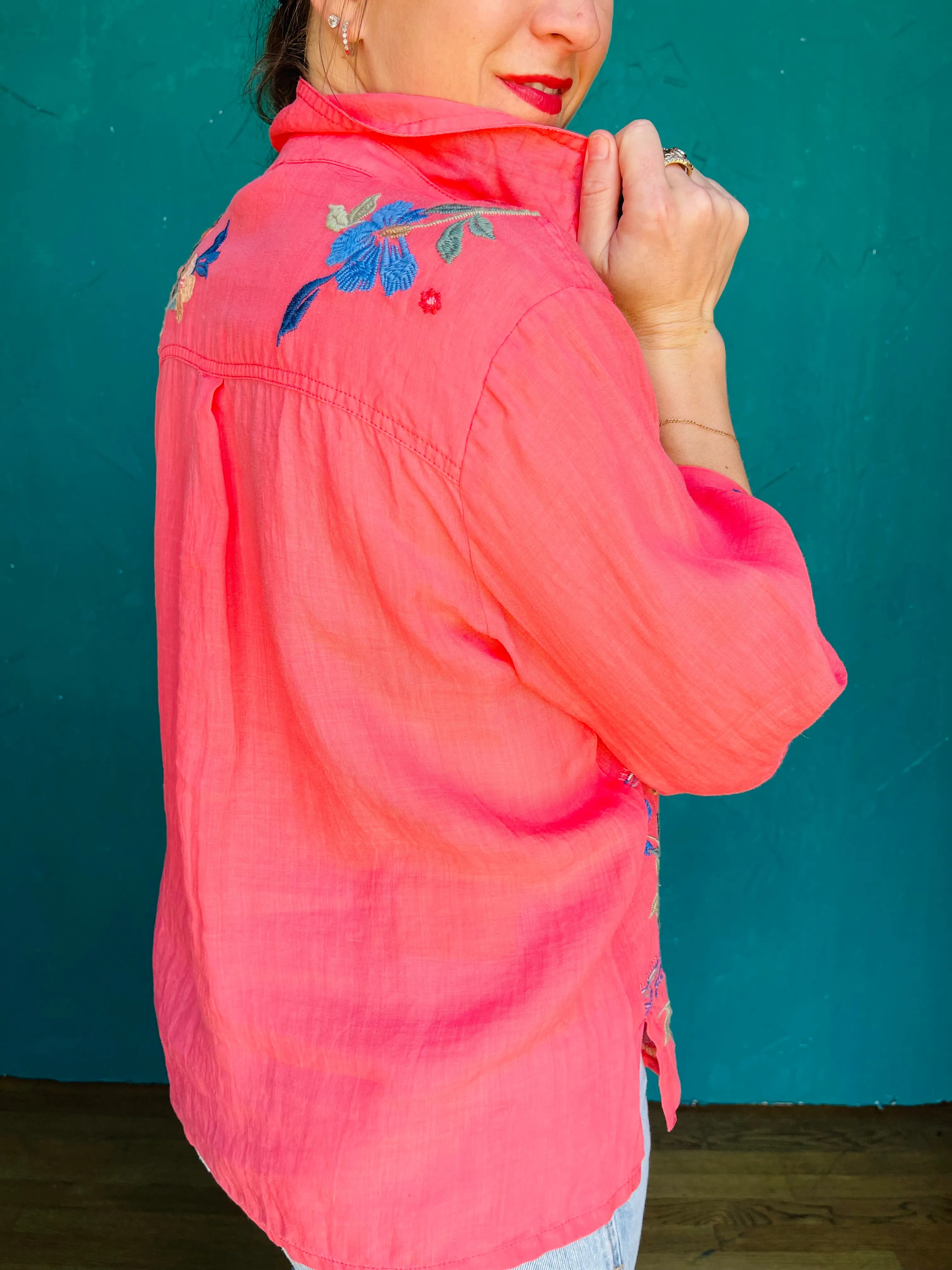Kimono Sleeve Shirt - Isla