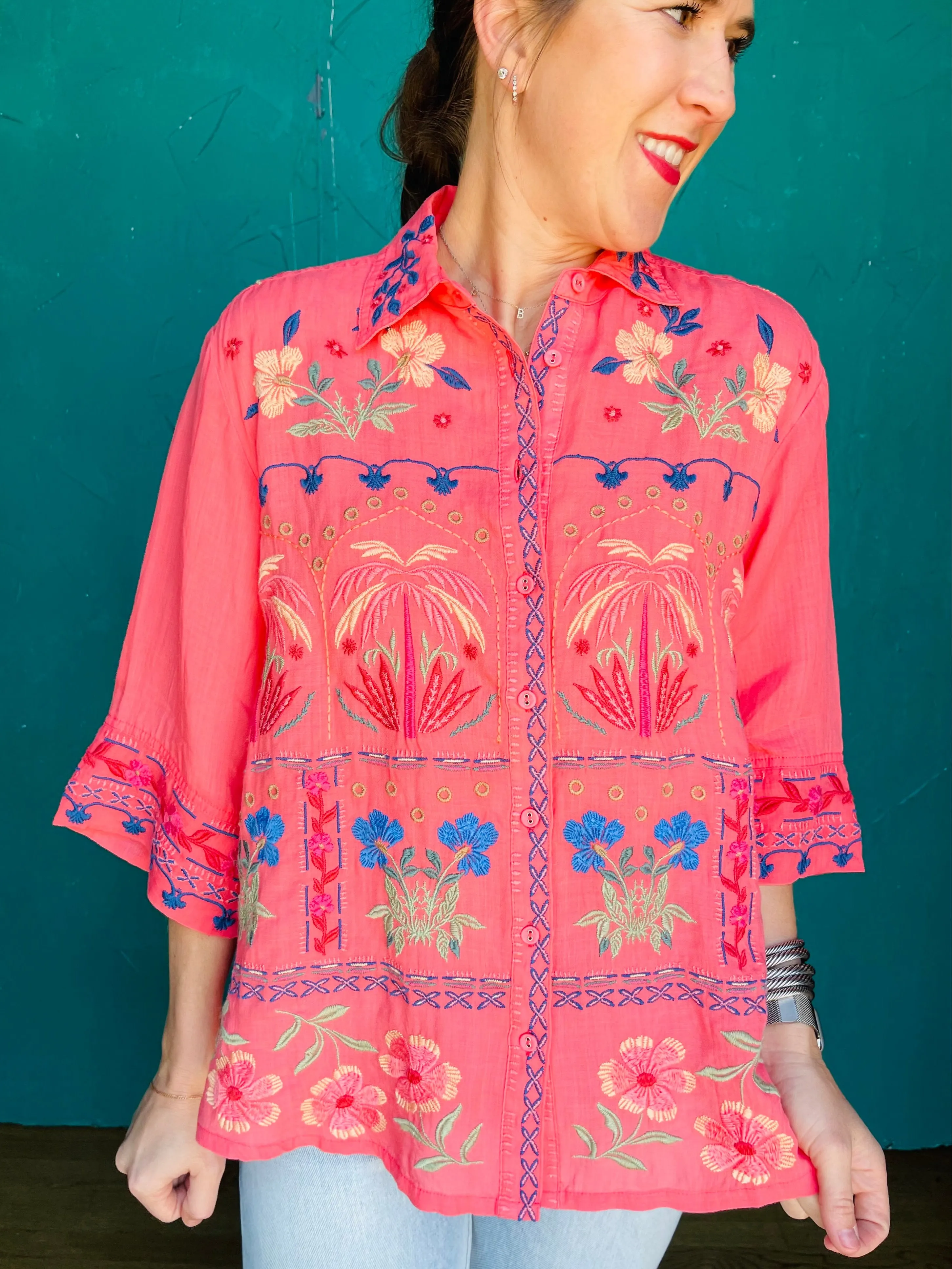 Kimono Sleeve Shirt - Isla
