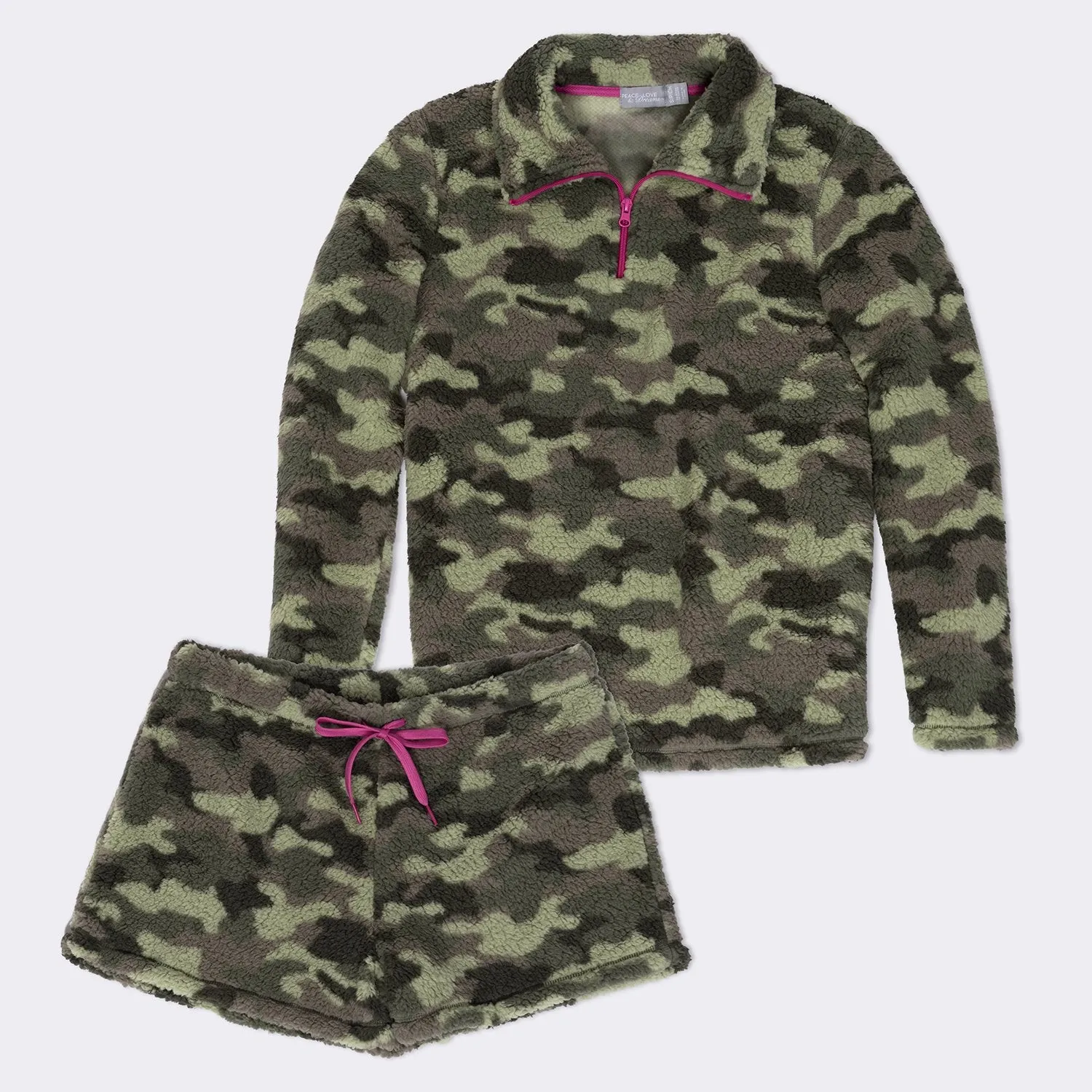 Ladies' 2-PC Plush Boxer Sets