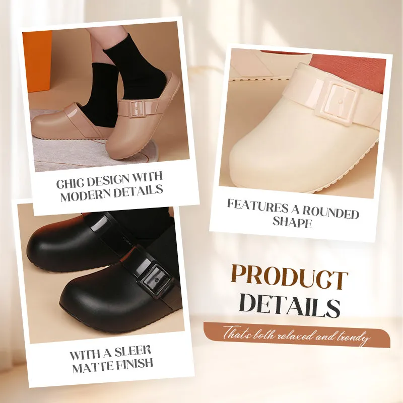 💜LAST DAY - 50% off💜Summer Soft Closed Toe Slip-On Clogs