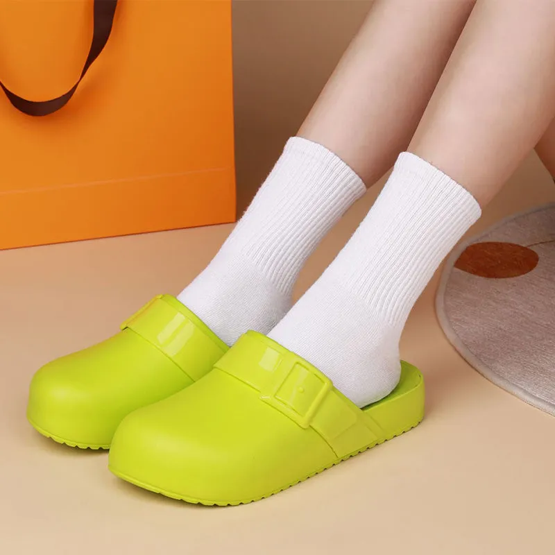 💜LAST DAY - 50% off💜Summer Soft Closed Toe Slip-On Clogs