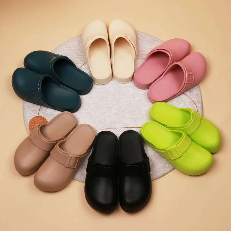 💜LAST DAY - 50% off💜Summer Soft Closed Toe Slip-On Clogs