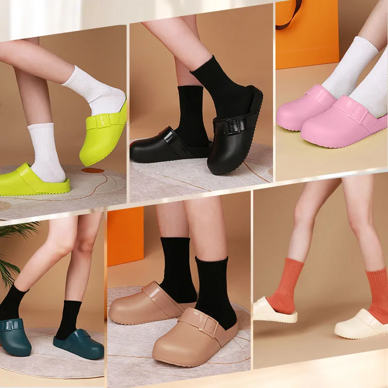 💜LAST DAY - 50% off💜Summer Soft Closed Toe Slip-On Clogs