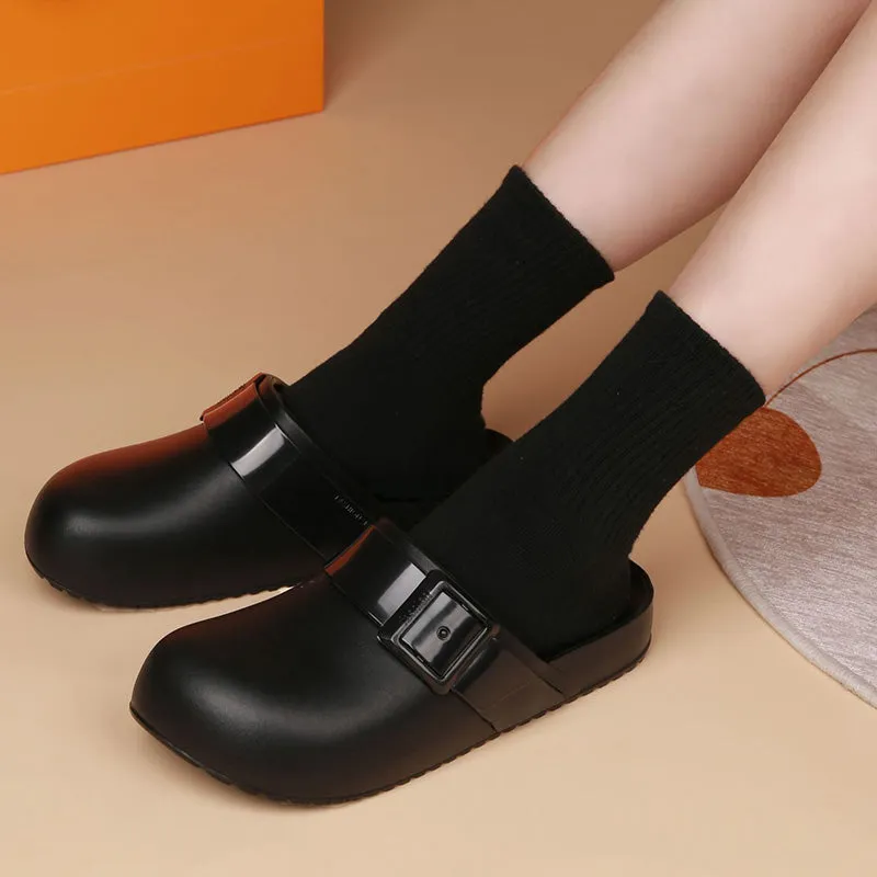 💜LAST DAY - 50% off💜Summer Soft Closed Toe Slip-On Clogs