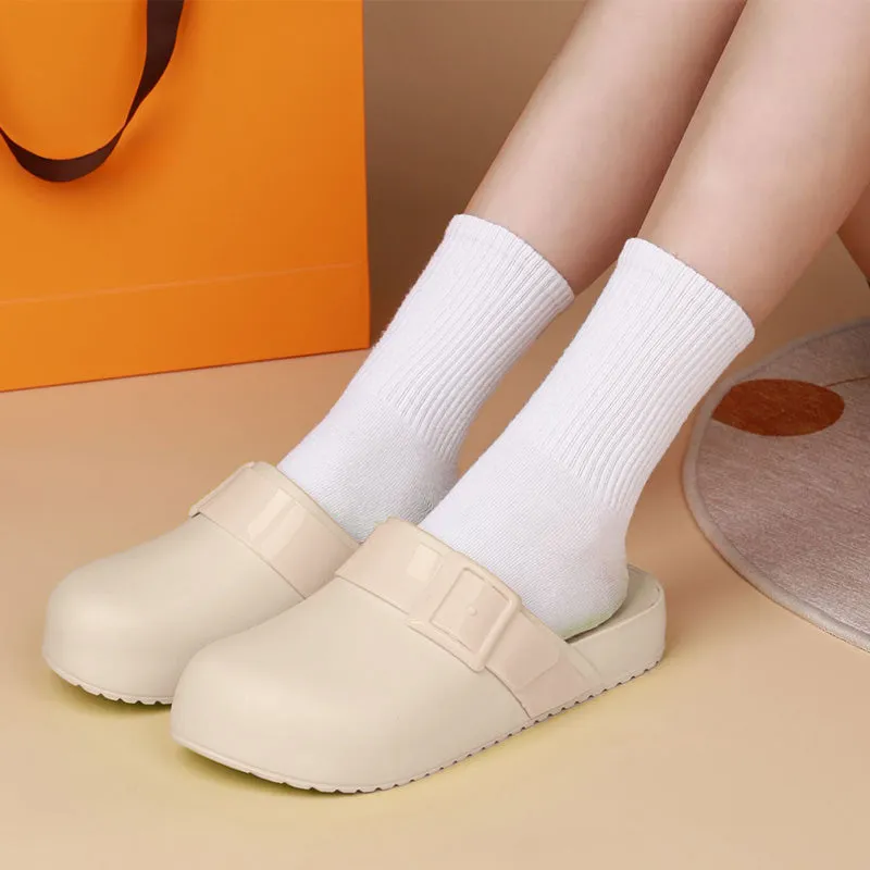 💜LAST DAY - 50% off💜Summer Soft Closed Toe Slip-On Clogs