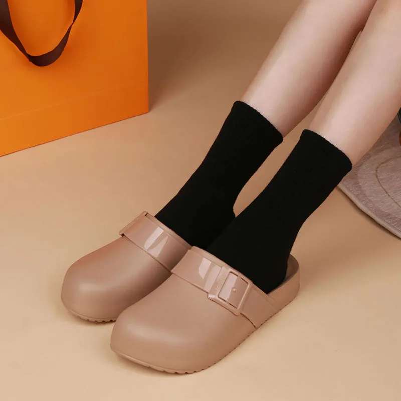 💜LAST DAY - 50% off💜Summer Soft Closed Toe Slip-On Clogs