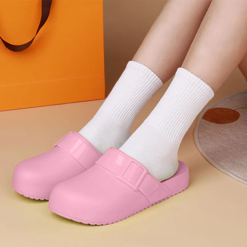 💜LAST DAY - 50% off💜Summer Soft Closed Toe Slip-On Clogs