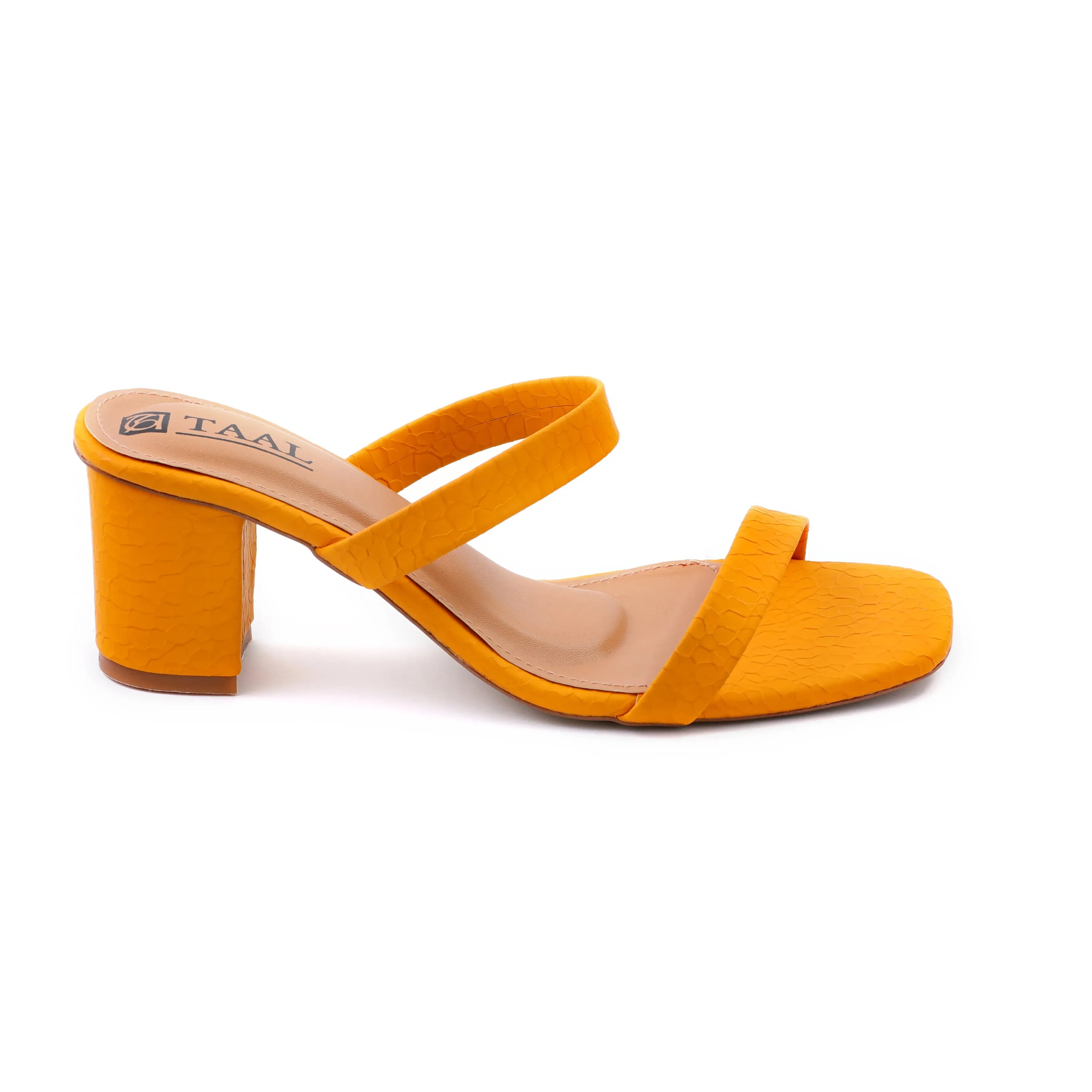Leela Yellow women heels
