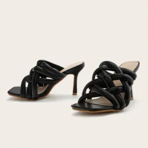 Lola Criss Cross Woven Mule