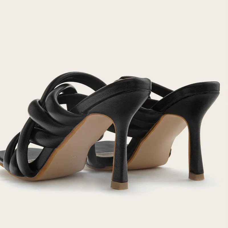 Lola Criss Cross Woven Mule