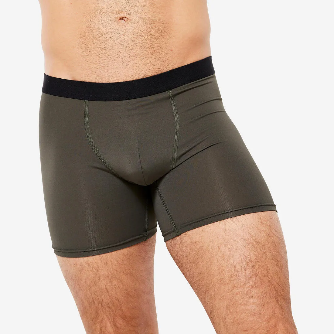 Lot de 3 boxers respirants en microfibre Homme, Bleu foncé