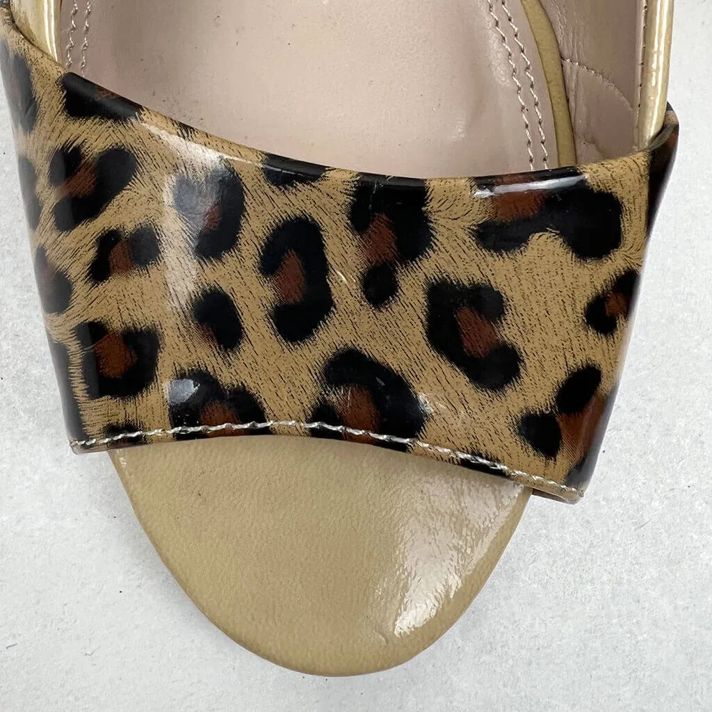 Lotus Patent Leather Open Toe Wedge Sandal 5