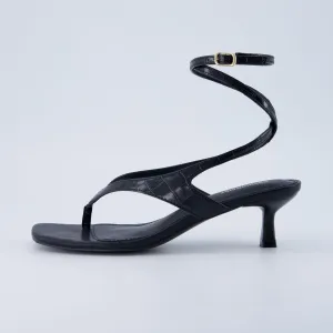 Martini Strappy Kitten Heel Sandal