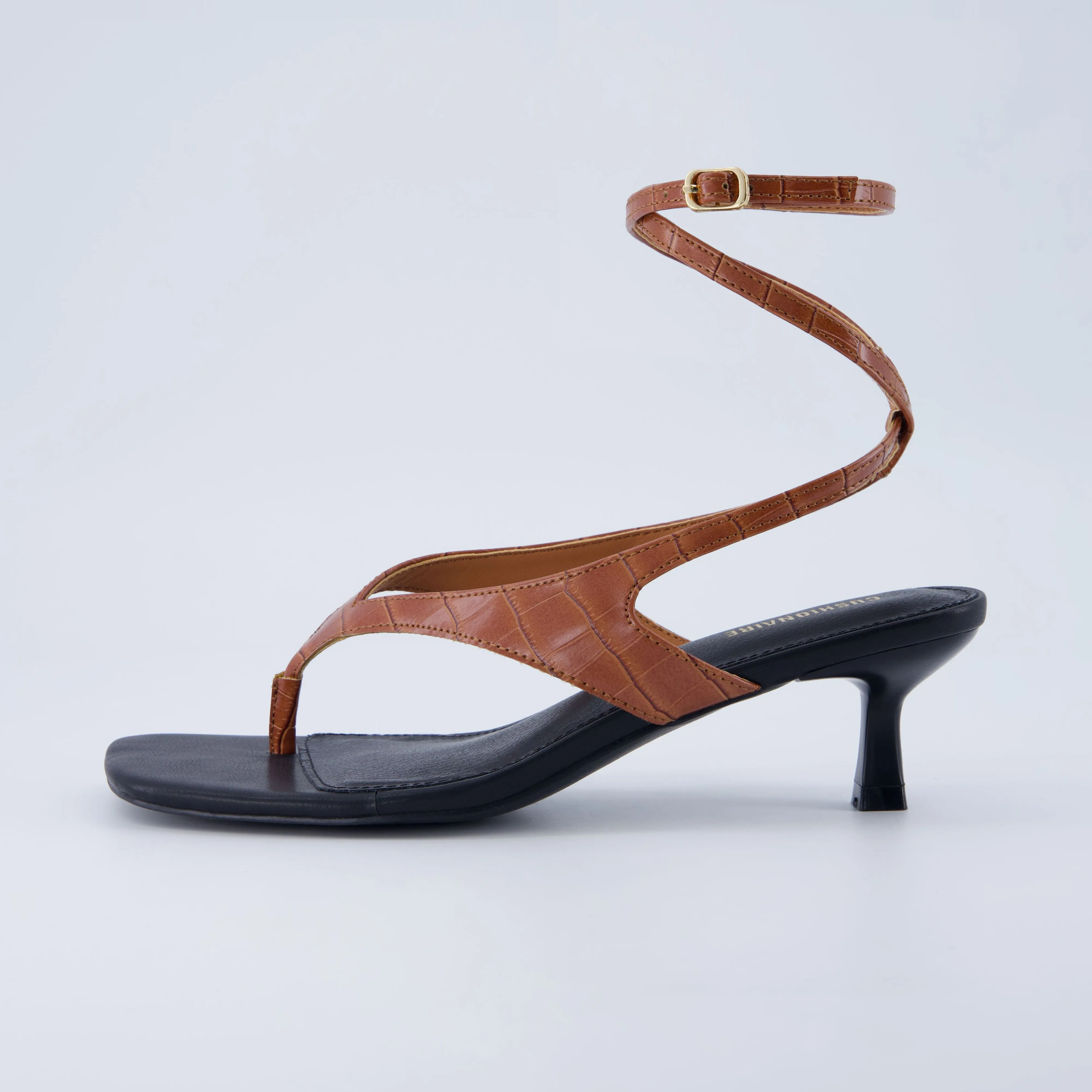 Martini Strappy Kitten Heel Sandal