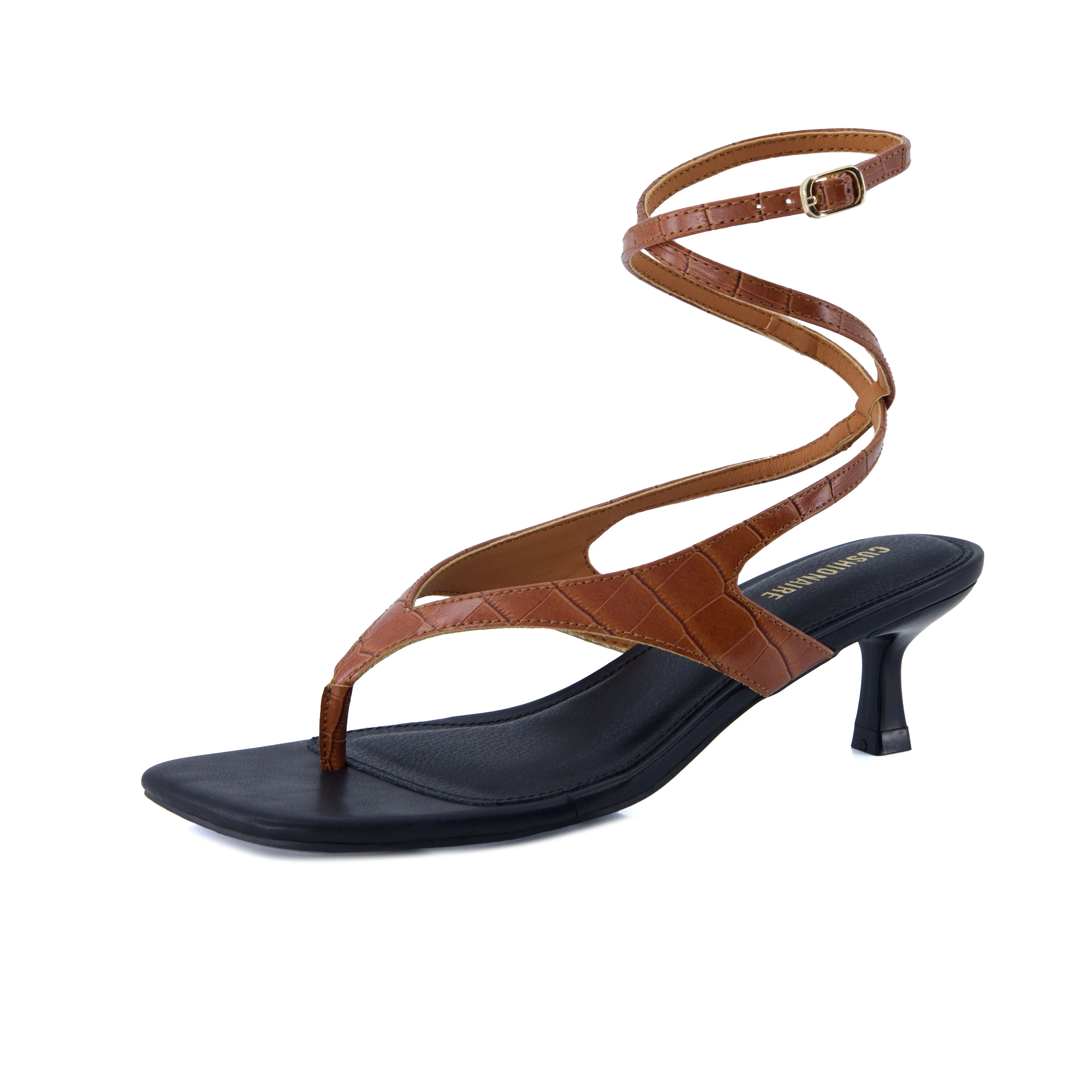 Martini Strappy Kitten Heel Sandal