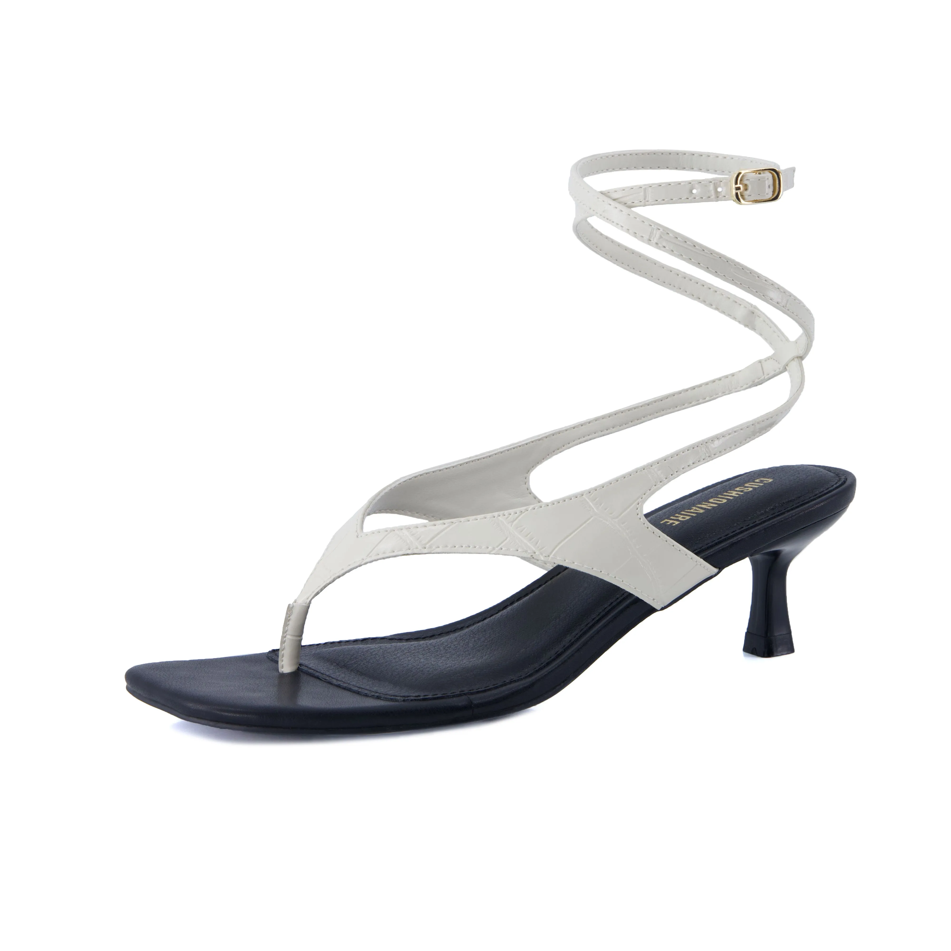 Martini Strappy Kitten Heel Sandal