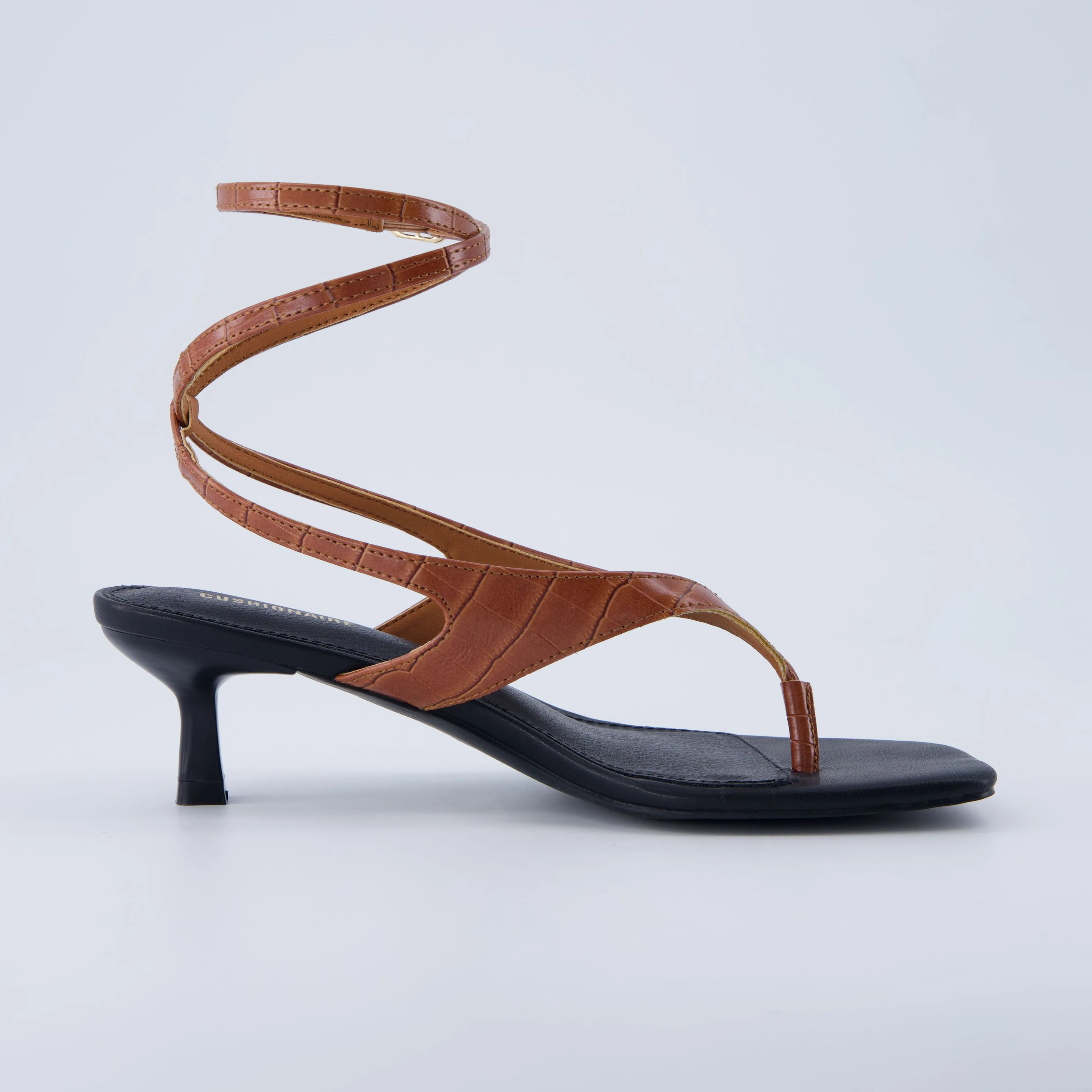 Martini Strappy Kitten Heel Sandal