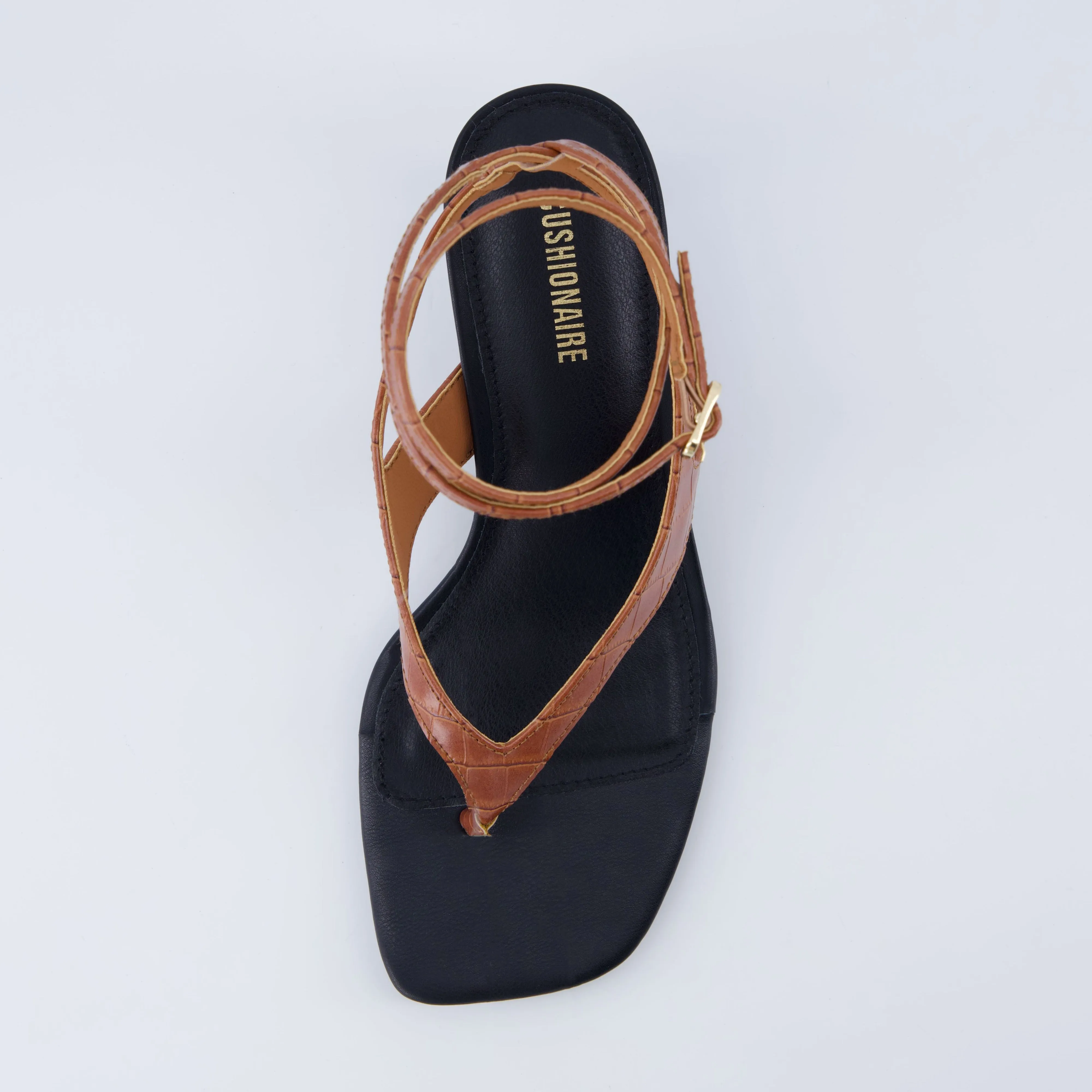 Martini Strappy Kitten Heel Sandal
