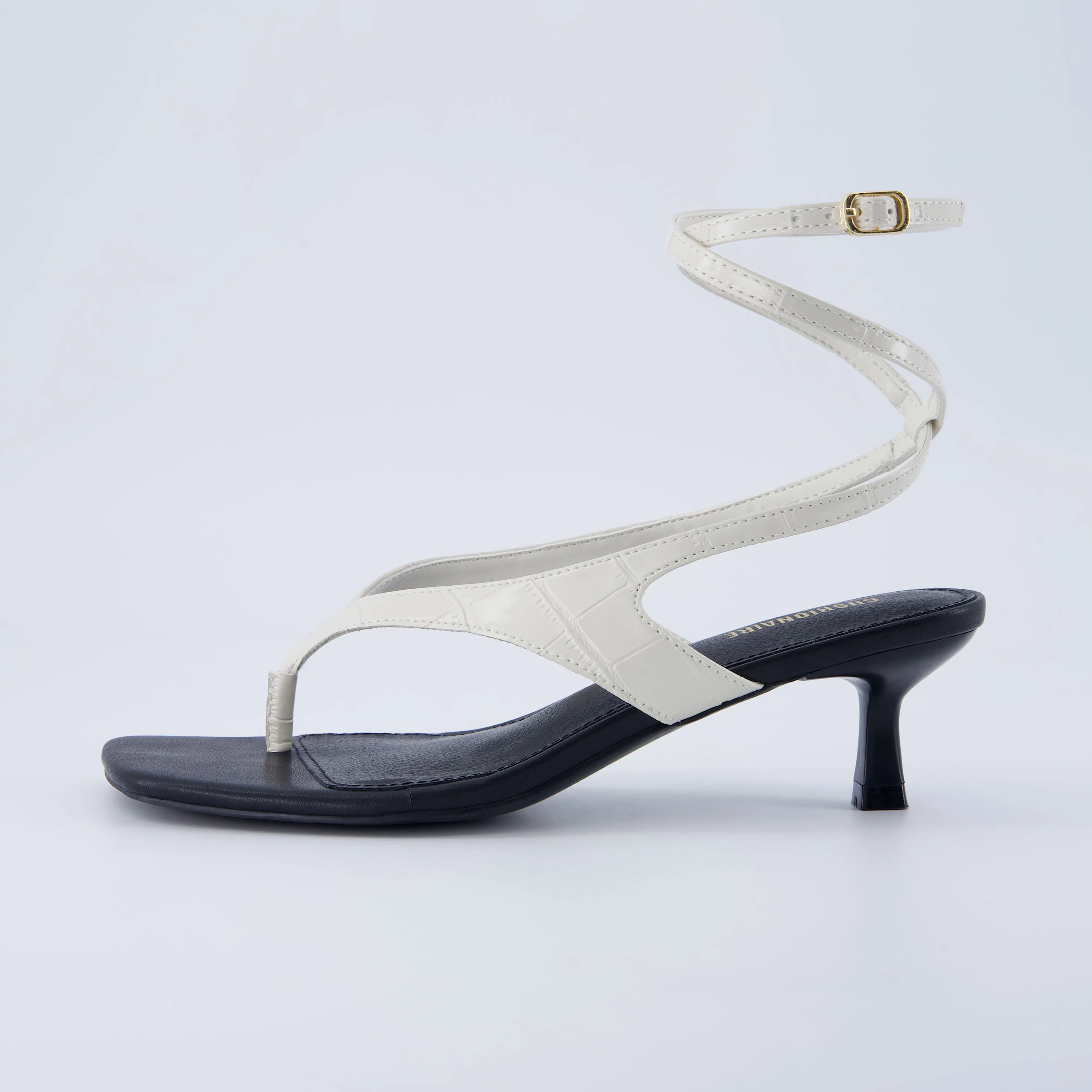 Martini Strappy Kitten Heel Sandal