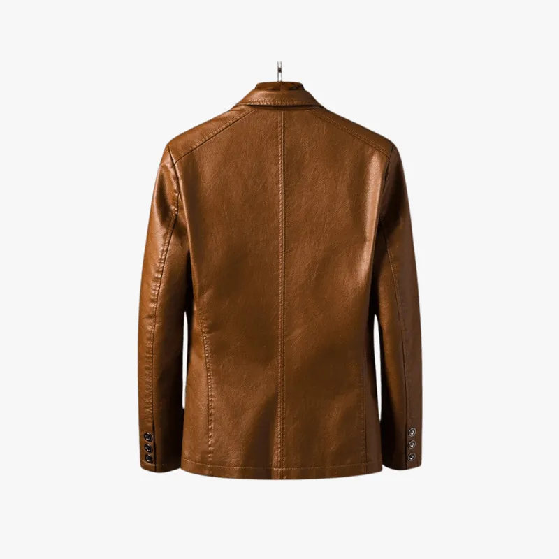 Mason | Mens Casual Leather Blazer Jacket – Sleek Modern Style