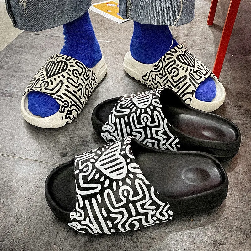 Men's Graffiti House Sandals