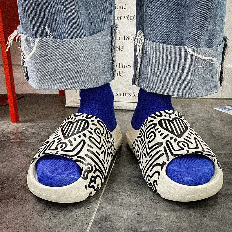 Men's Graffiti House Sandals