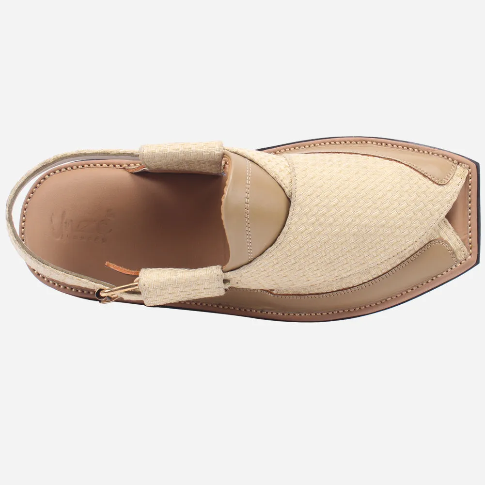 Mens "ASHY" Leather Peshawari Sandals