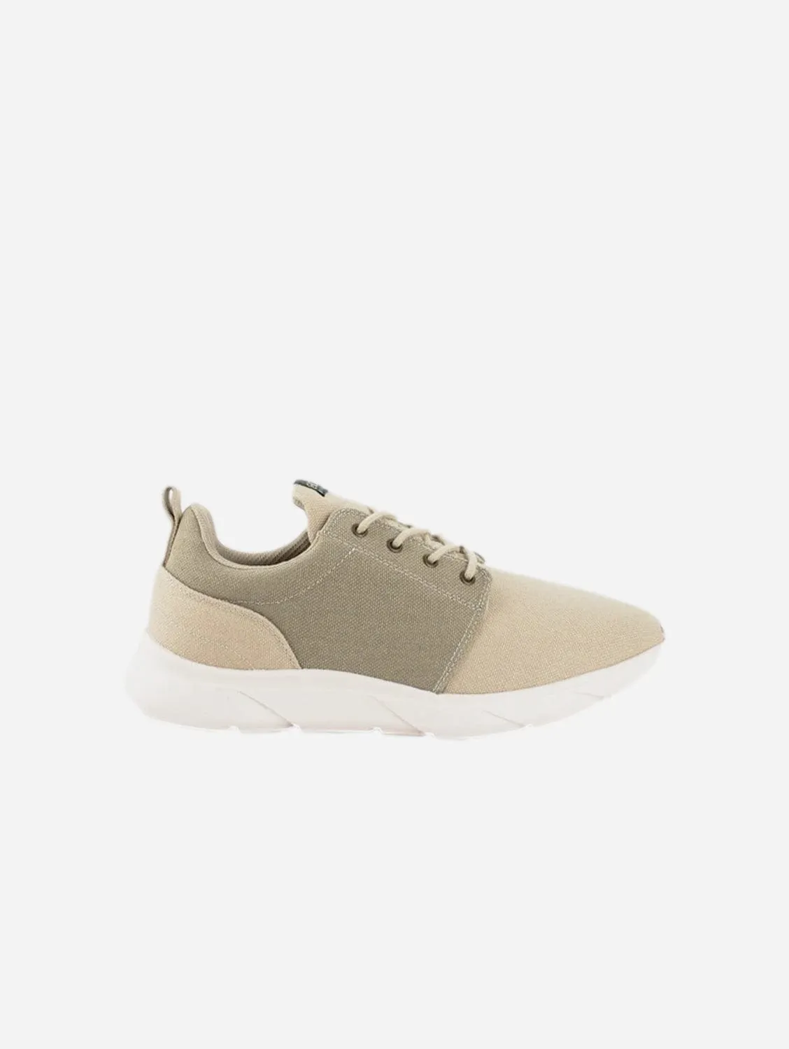 Men's Vegan Hemp Sneakers | Beige & Green