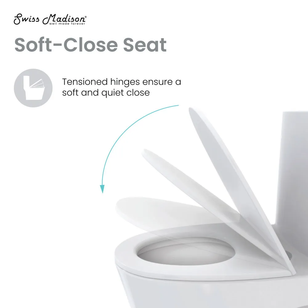 Monaco One-Piece Elongated Left Side Flush Handle Toilet 1.28 gpf